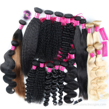 Wholesale Cheap Loose Deep Wave Raw Brazilian Virgin Cuticle Aligned Human Hair Bundles Human Hair Extension Products For Women